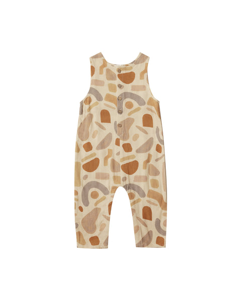 Rylee & Cru - Button Jumpsuit in Abstract