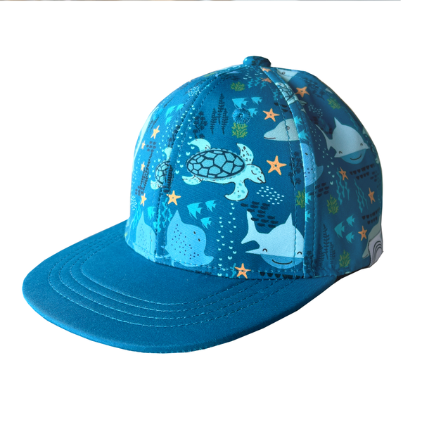 Emerson and Friends - Ocean Friends Sunny Summer UV Protection Bamboo Snapback Hat - kennethodaniel