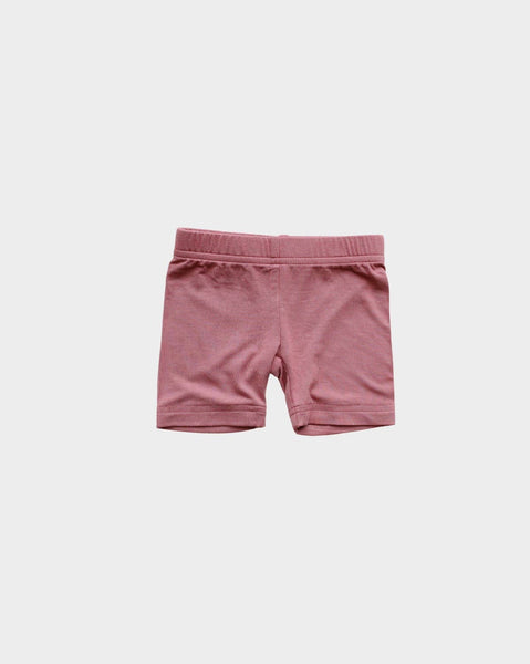 babysprouts clothing company - S23 D2: Biker Shorts in Dark Rose - kennethodaniel