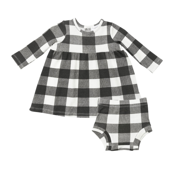 Angel Dear - Buffalo Check Dress & Bloomers