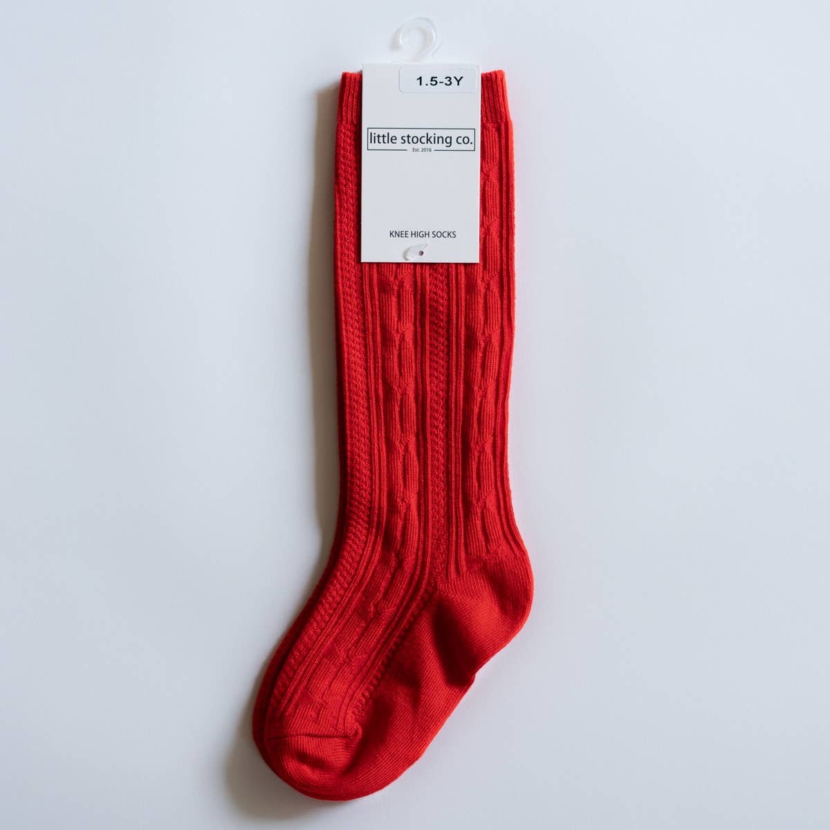 Little Stocking Co. - Knee High Socks - Bright Red - kennethodaniel