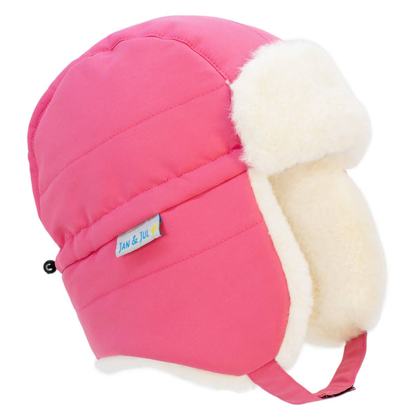 Jan & Jul - Watermelon Pink | Toasty-Dry Trapper Hat - kennethodaniel