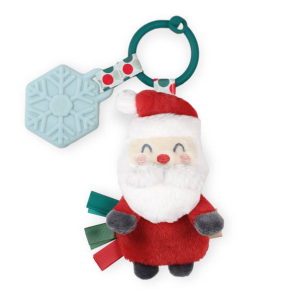 Itzy Ritzy - *NEW* Holiday Santa Itzy Pal™ Plush + Teether - kennethodaniel