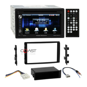 Power Acoustik DVD Bluetooth Stereo Dash Kit Harness for Nissan Frontier Titan