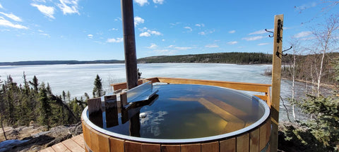 Wood fired hot tub alumitubs canada