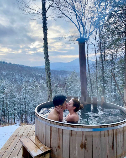 Wood burning hot tub canada