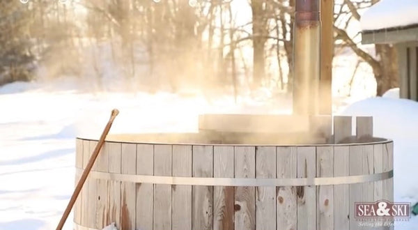 Wood fired hot tubs alumitubs