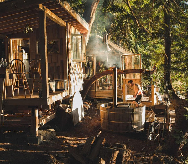 wood burning hot tub canada