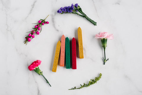 Spring Collection Wickless Sealing Wax Sticks | Modern Legacy Paper Company