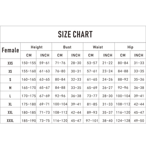 Female Size