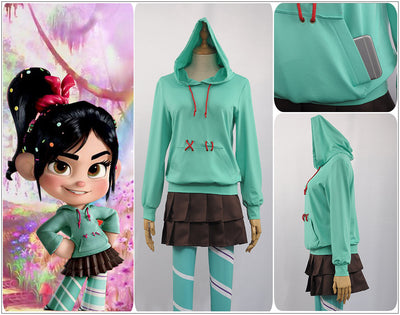 Disney Child Version Wreck-It Ralph 2 Vanellope von Schweetz Ralph