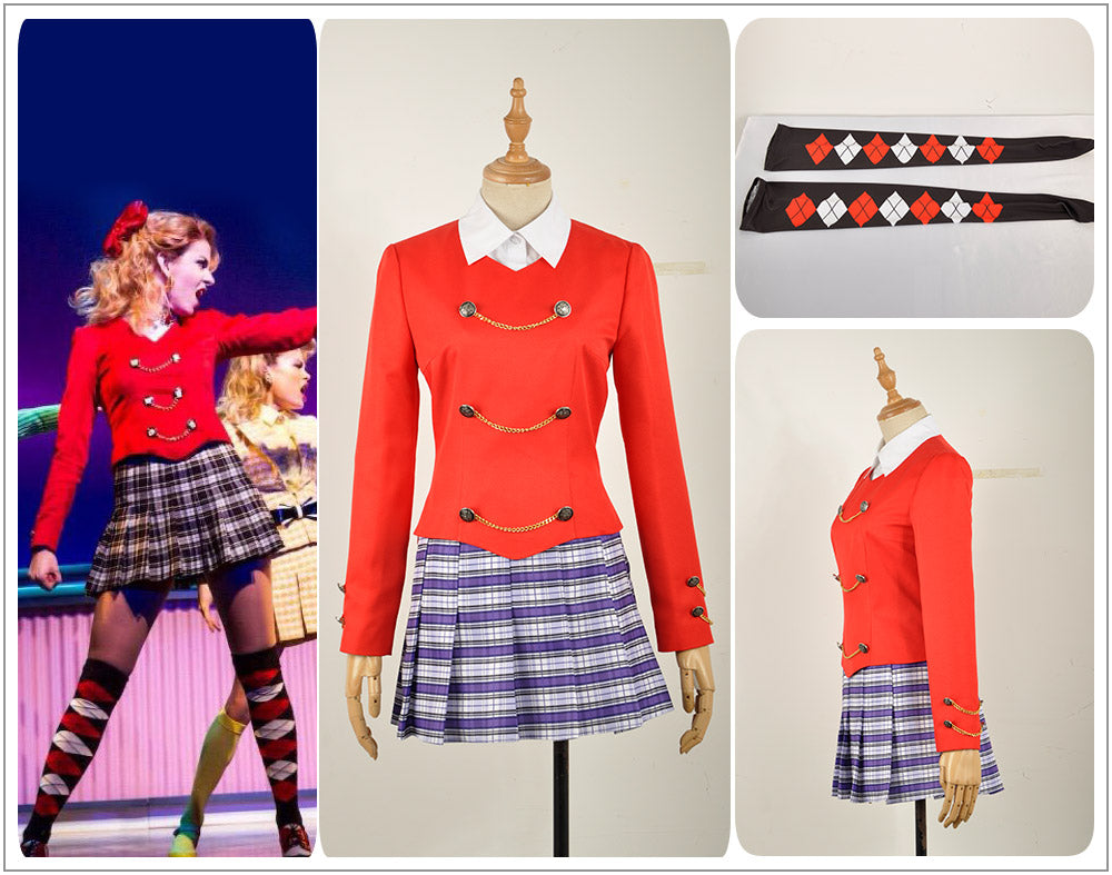 Cosplayflying Buy Heathers The Musical Cosplay Costumes Shoeswigs 4843