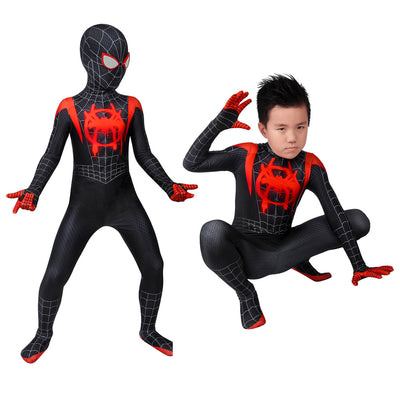 Spider Man Into The Spider Verse Cosplay Costumes Miles Morales