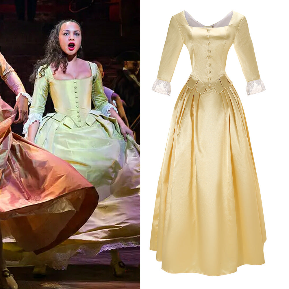 Cosplayflying Buy Musical Rock Opera Hamilton Peggy The Schuyler Sisters Dress Cosplay Costume 