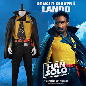 Cosplayflying - Buy Solo: A Star Wars Story Cosplay Costume Lando  Calrissian Cosplay Costume Halloween Adult Outfit