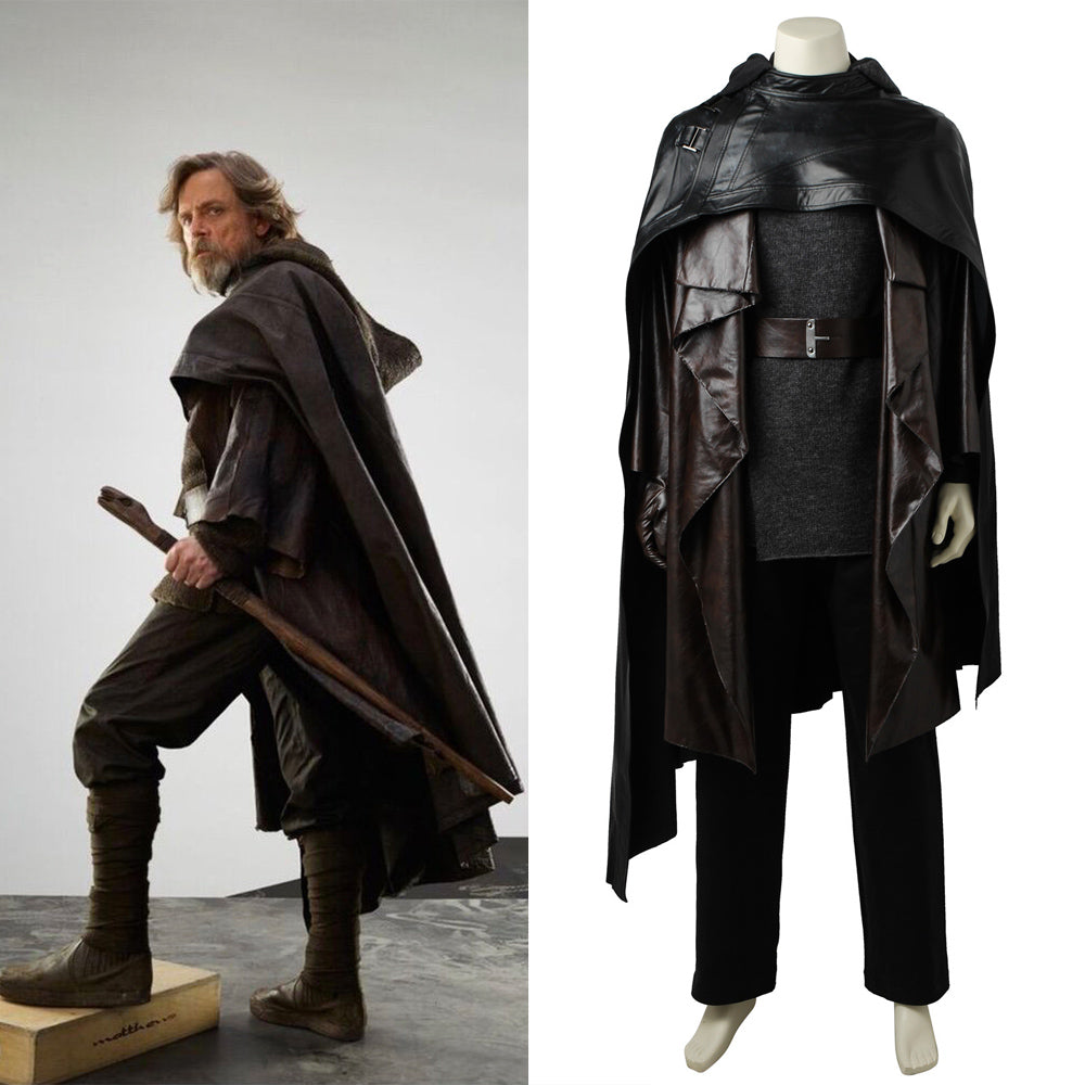 Cosplayflying - Buy Star Wars: The Last Jedi Luke Skywalker Black Battle  Suit Adult Men Cosplay Costume Full Set for Halloween Carnival