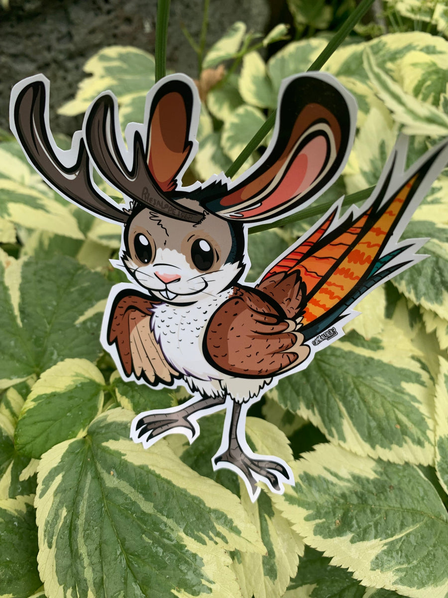 New sticker: Phesalope (flying jackalope) - [fearsome critter ] – Sam ...