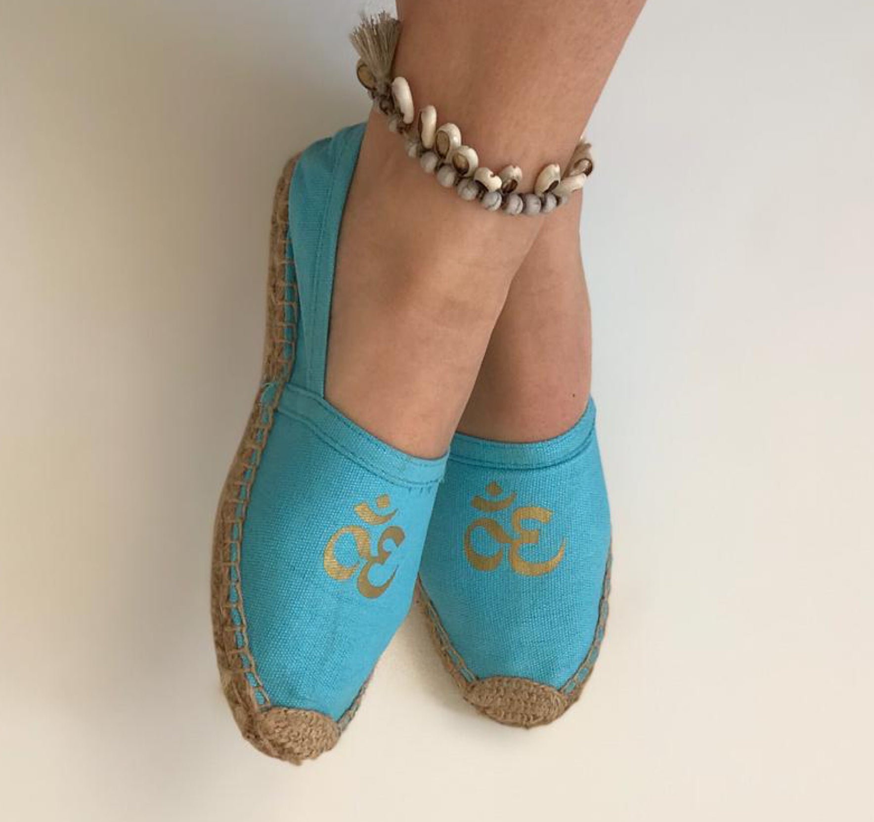 turquoise espadrilles