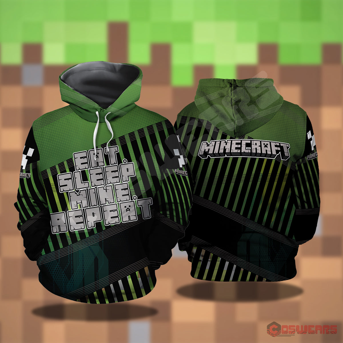 minecraft pullover hoodie