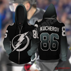 National Hockey League - Nikita Kucherov Zipped Hoodie