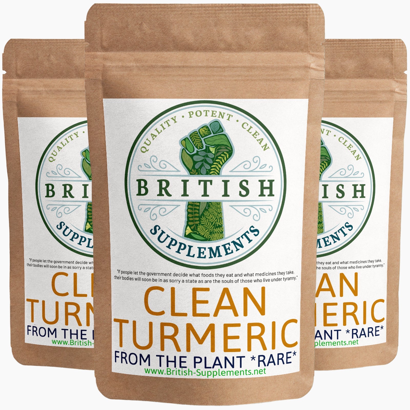 Clean Genuine Indian Turmeric Extract + Uptake Blend | British ...