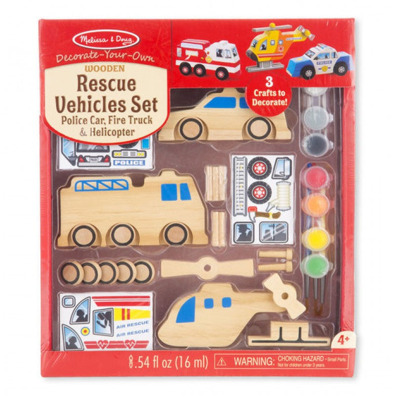 melissa and doug rescue vehicle set