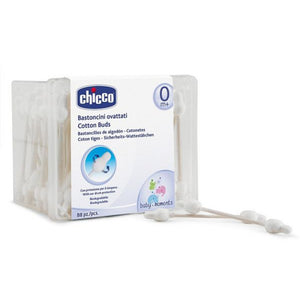 Chicco Cotton Buds With Ear Protection Drum Pieces Bambinijo