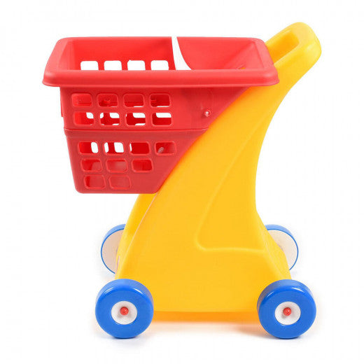 little tikes yellow shopping cart