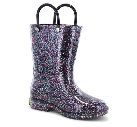 glitter rubber boots