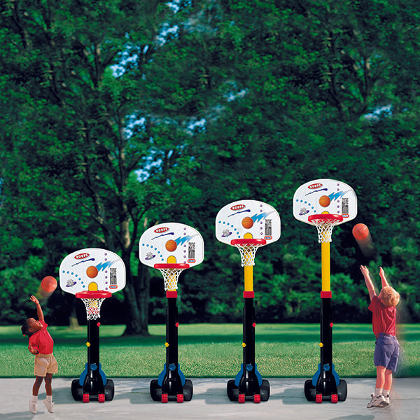 little tikes easy store basketball set