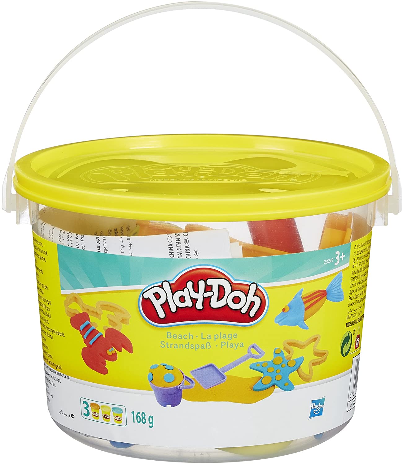 bucket of play doh