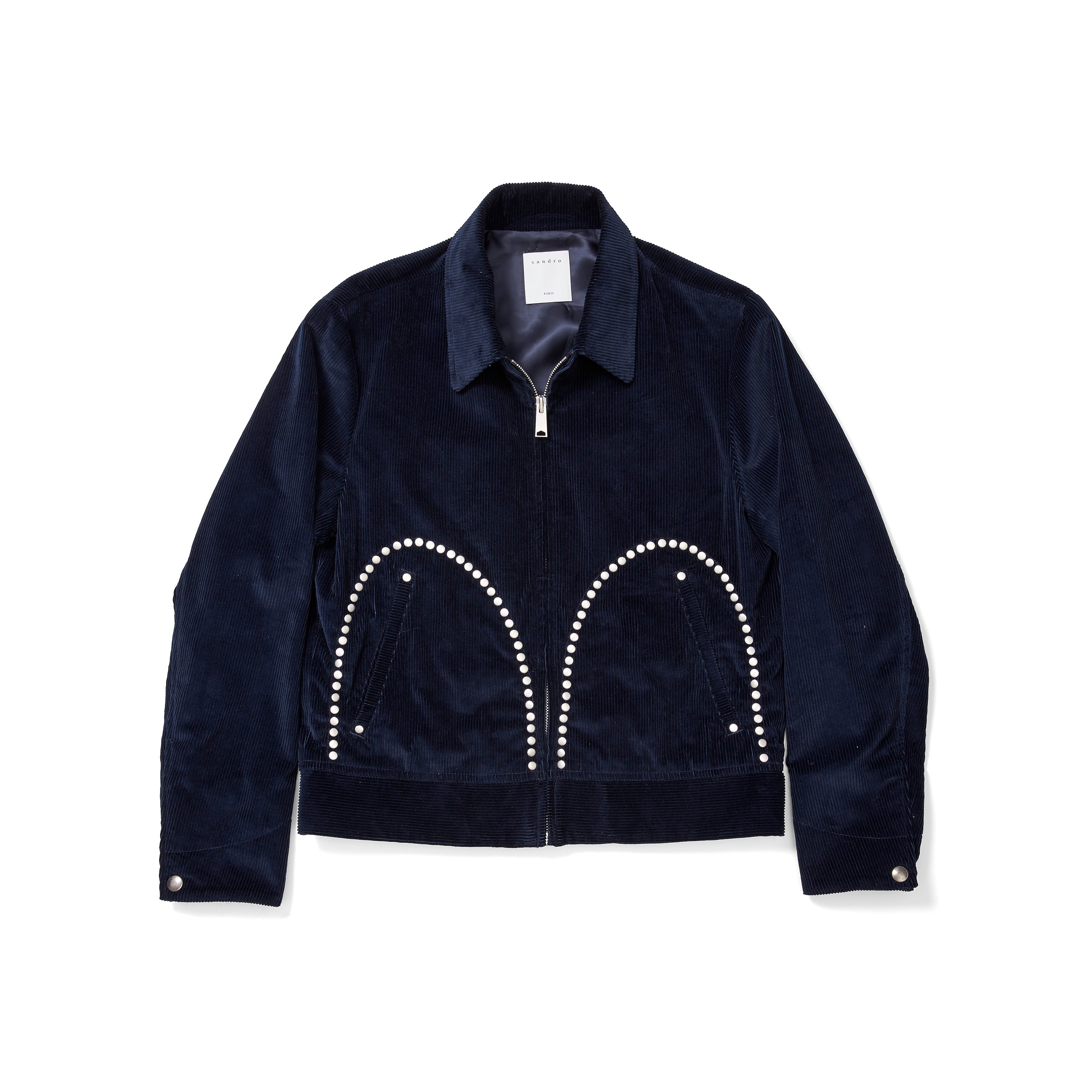 sandro corduroy trucker jacket