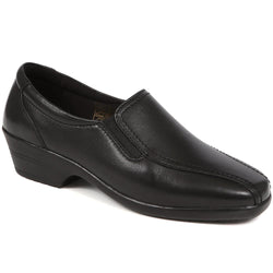 Leather Heeled Trouser Shoe (ESFA34003) by Pavers @ Pavers Shoes