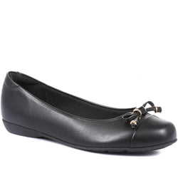 Leather Heeled Trouser Shoe (ESFA34003) by Pavers @ Pavers Shoes