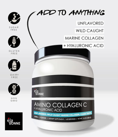 Collagen with hyaluronic acid