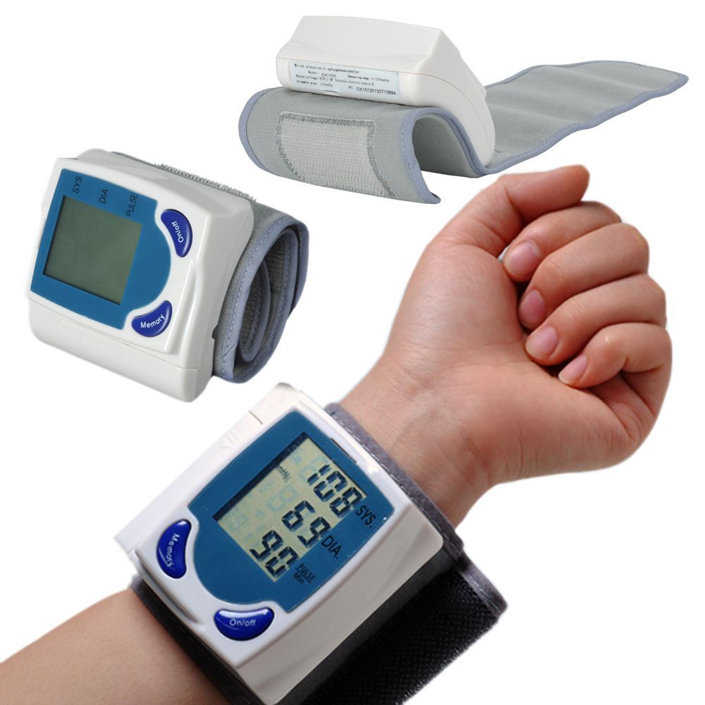 digital wrist blood pressure monitor