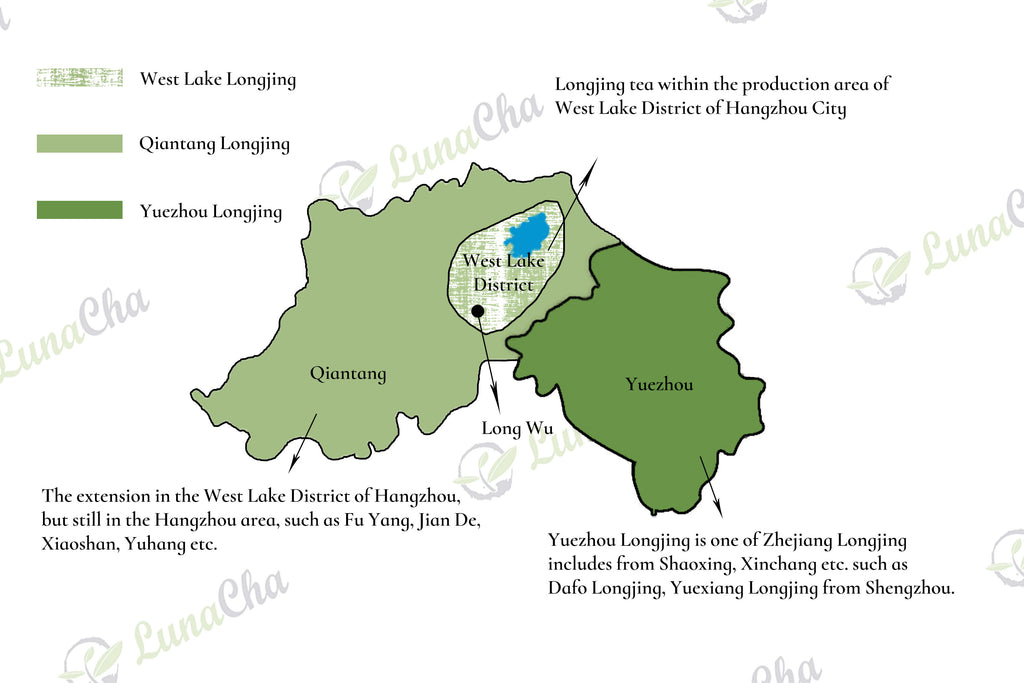 longjing tea map