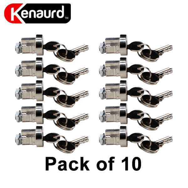 10 X Usps Mailbox Locks Counter Clockwise Hl1 Keyway Keyed Different Us14 Bright Nickel 