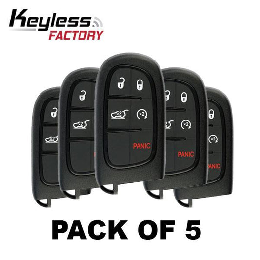 Replacement Car Keyless Entry Remote Key Fob GQ4-54T 433MHz 4A Chip for  Jeep Cherokee 2014-2020 4 Buttons with Door Key