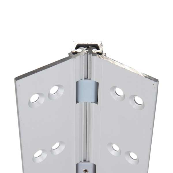 ABH - A110 - Continuous Gear Hinge w/ EPT Prep - Full Mortise - 83" length - LHR - Clear Aluminum - Grade 1