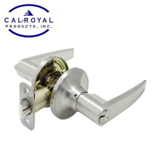 Cal-Royal - SC8465 - SC Series Mortise Lock - Heavy Duty - Storeroom - SS Lever - 2 3/4 Backset - Satin Chrome - Fired Rated - Grade 1