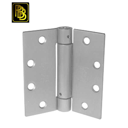 4 in x 4 in Full Mortise Spring With Non-Removable Pin Squared Hinge