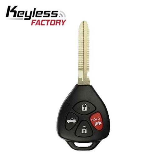 2012-2014 Toyota Camry / 4-Button Remote Head Key / PN: 89070