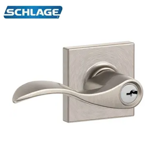 Schlage F10LAT716COL Latitude Passage Door Lever Set with