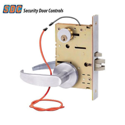 Best 45HW7DEU15J626AM Fail Secure 24V Electrified Mortise Lock 15 Lever J  Escutcheon Satin Chrome