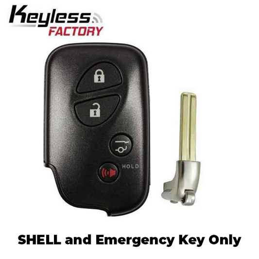 2005-2014 Toyota / Lexus - 4-Button Smart Key SHELL - HYQ14AAB