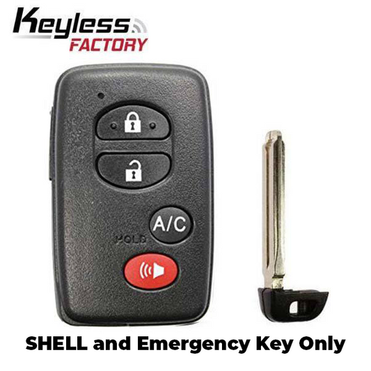 2005-2014 Toyota / Lexus - 4-Button Smart Key SHELL - HYQ14AAB