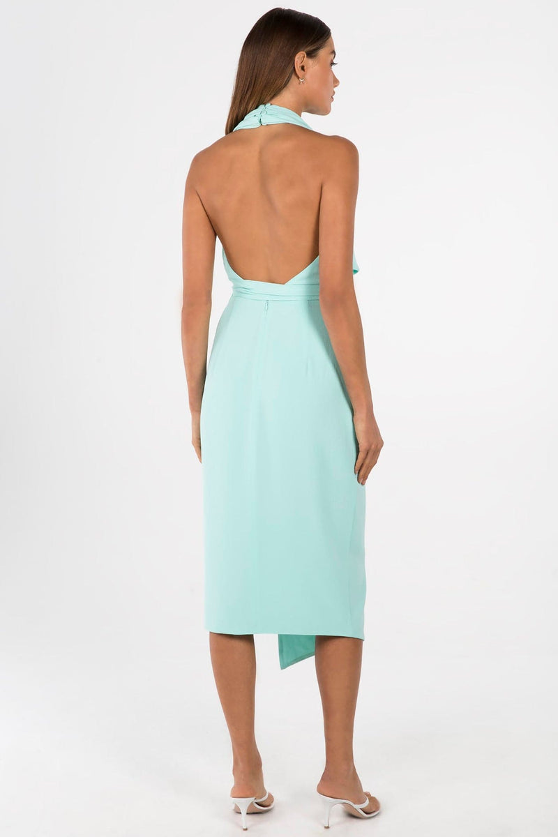 midi backless dress