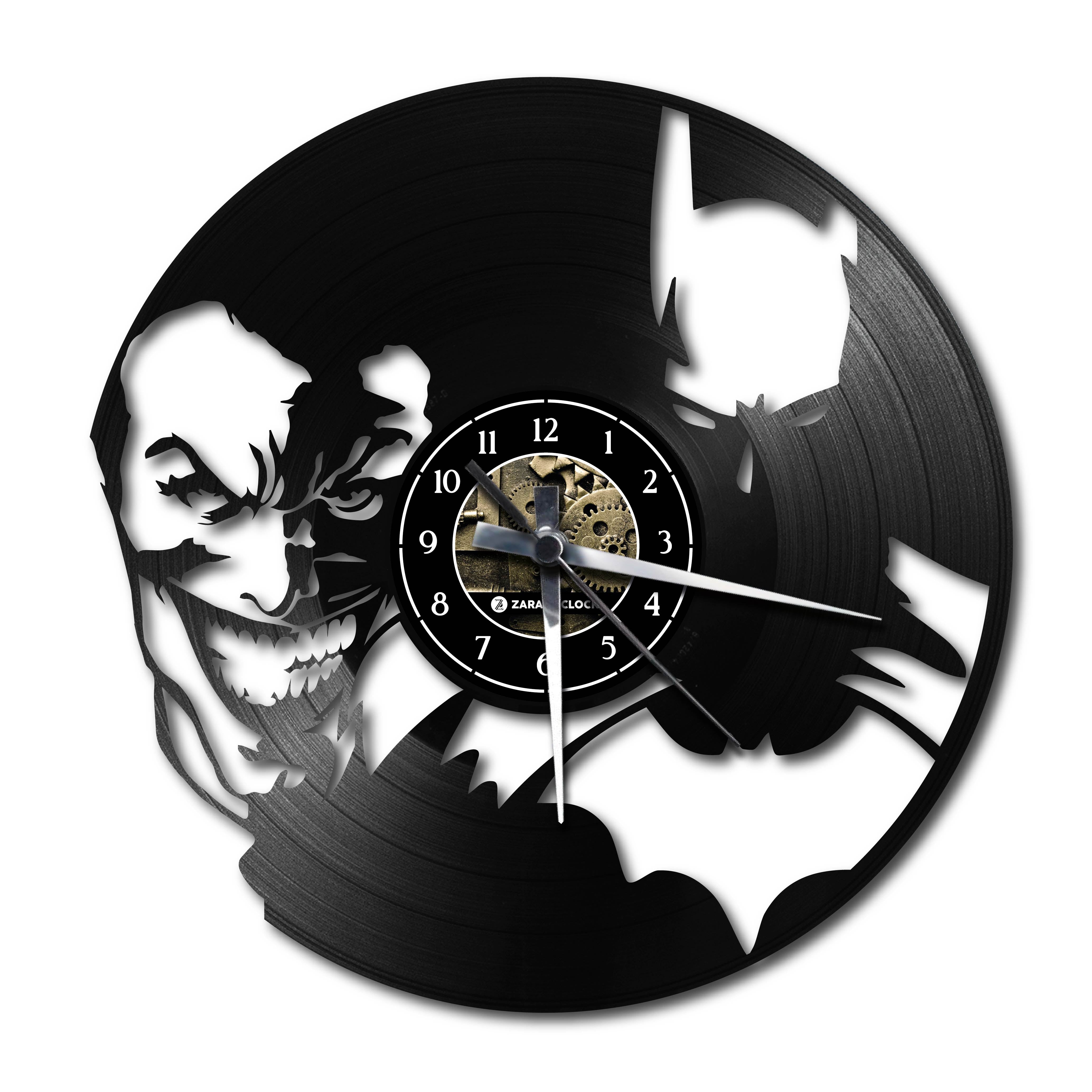 BATMAN JOKER ✦ orologio in vinile – Zarami Clock | Gli orologi in vinile  originali