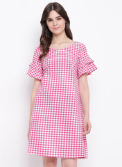 cotton short frocks for ladies